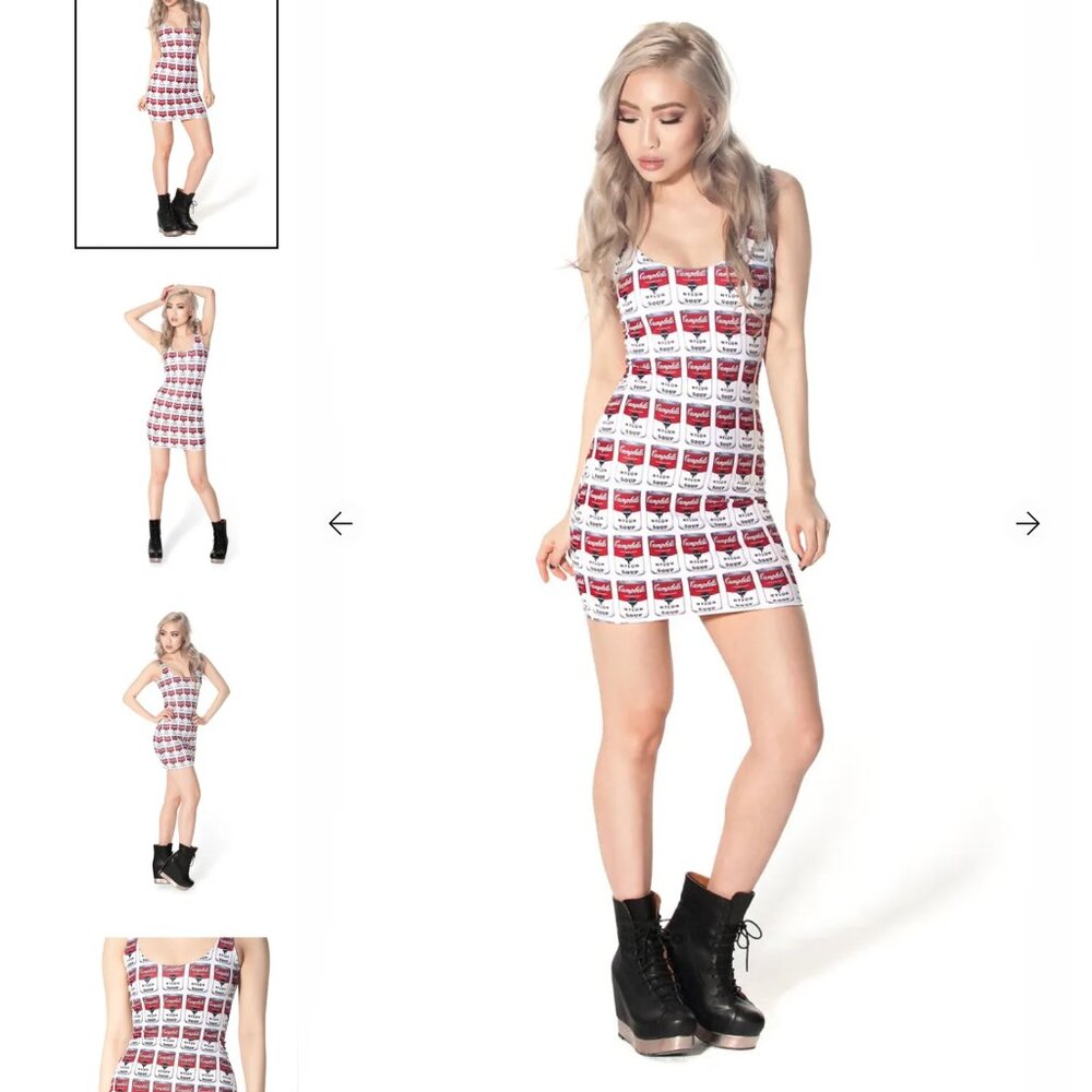 Black Milk Limited Edition Campbell's Soup Dress